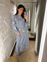 Load image into Gallery viewer, Embroidered maxi dress

