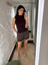 Load image into Gallery viewer, Polka dot lace shorts
