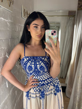 Load image into Gallery viewer, Blue pattern maxi
