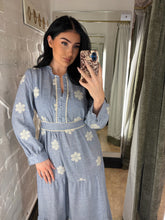 Load image into Gallery viewer, Embroidered maxi dress
