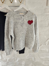 Load image into Gallery viewer, Heart cardigan
