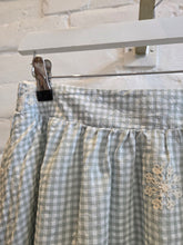 Load image into Gallery viewer, Gingham crotchet lace top
