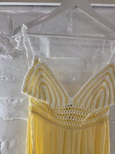 Load image into Gallery viewer, Crotchet top lemon maxi
