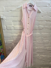 Load image into Gallery viewer, Powder pink polka dot midi
