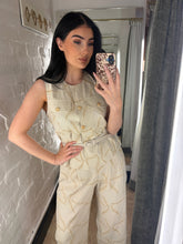 Load image into Gallery viewer, Embroidered belted co ord
