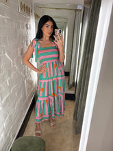 Load image into Gallery viewer, Gingham stripe midi
