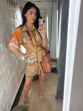 Load image into Gallery viewer, Multi print mini dress

