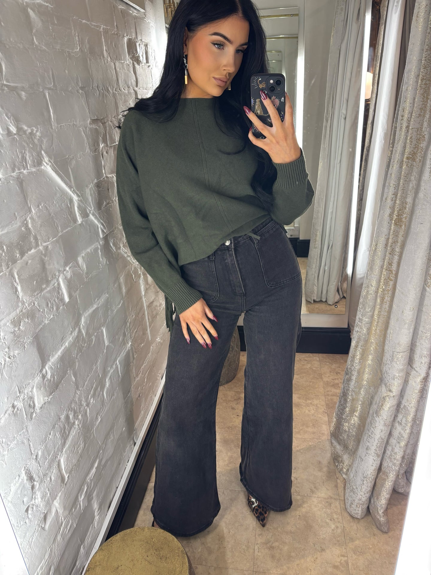 Monday black jeans