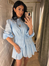 Load image into Gallery viewer, Button up mini dress
