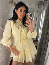 Load image into Gallery viewer, Button up mini dress
