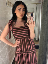 Load image into Gallery viewer, Stripe midi dress

