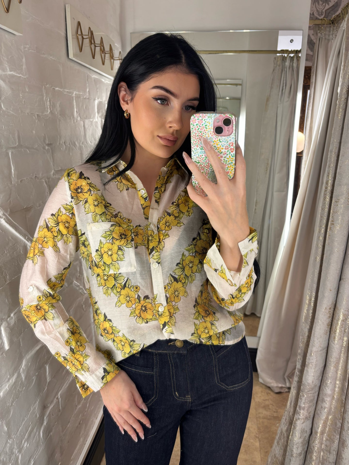 Floral shirt/blouse