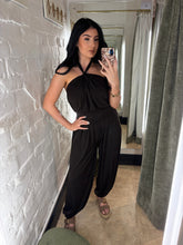 Load image into Gallery viewer, Halter jumpsuit cuffed ankle
