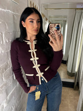 Load image into Gallery viewer, Mandarin knot cardigan
