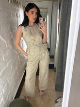Load image into Gallery viewer, Embroidered belted co ord
