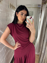 Load image into Gallery viewer, Burgundy co ord
