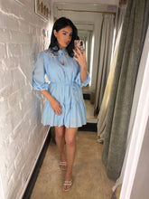 Load image into Gallery viewer, Button up mini dress
