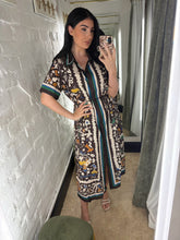 Load image into Gallery viewer, Shirt dress multi pattern
