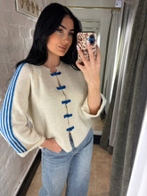 Load image into Gallery viewer, Five stripe cardigan
