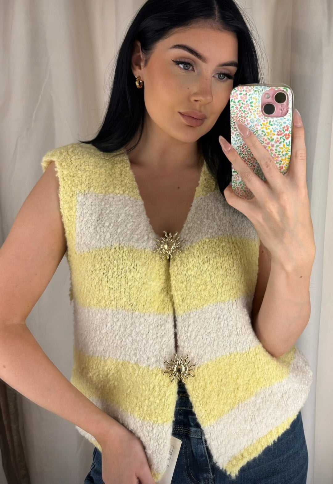 Stripe soft knit